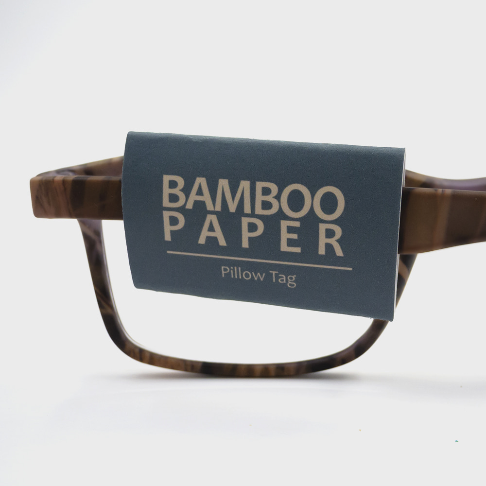 Bamboo Paper Packaging - Pillow Tag