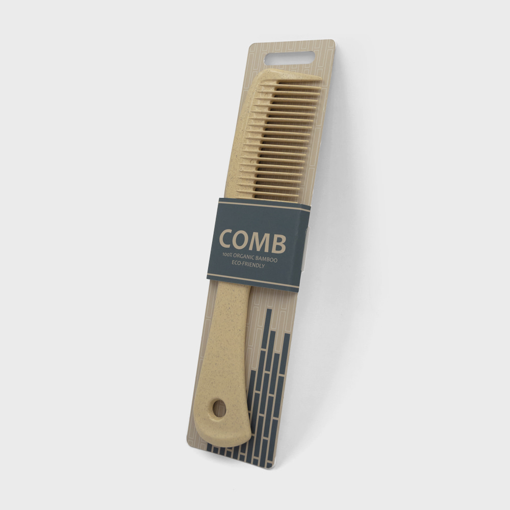 Bamboo Paper Packaging - Comb Card