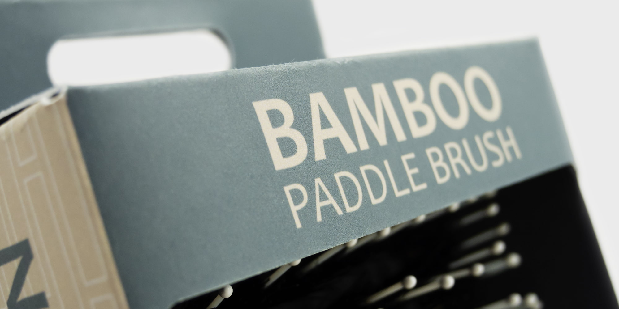 Bamboo Paper Packaging - Paddle Brush Box