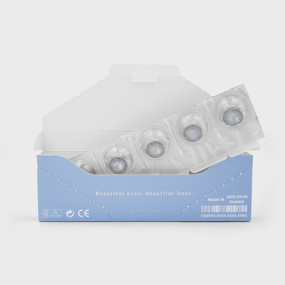 Bamboo - Paper Contact Lenses Packaging Box