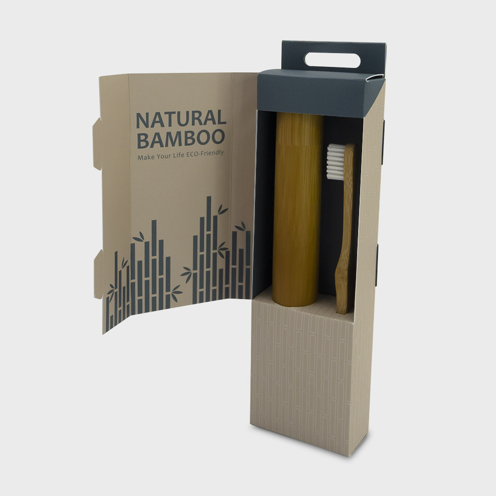 Bamboo Paper Packaging - Toothbrush Box