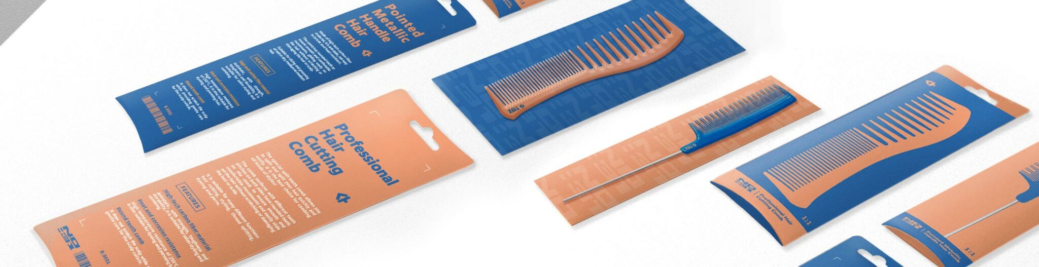 Hair Brush Packaging Le Léger Comb Set Kinghome Printing
