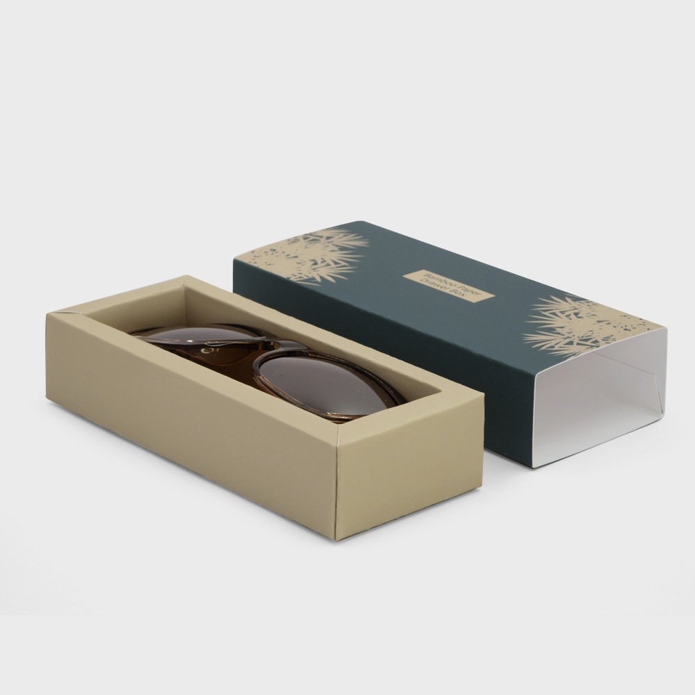 Sunglasses Packaging Paper Box Bamboo Paper Packaging - Drawer Box