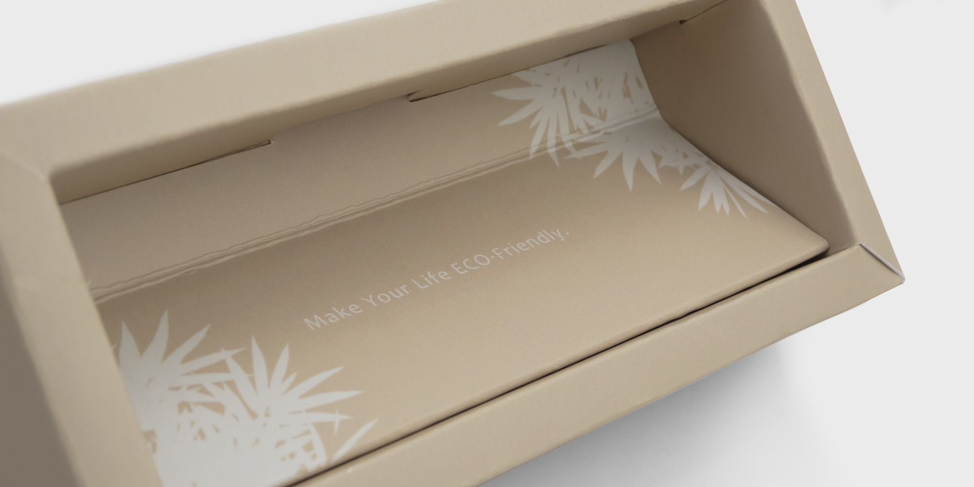 Bamboo Paper Packaging - Drawer Box