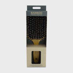 Bamboo Paper Packaging – Paddle Brush Box