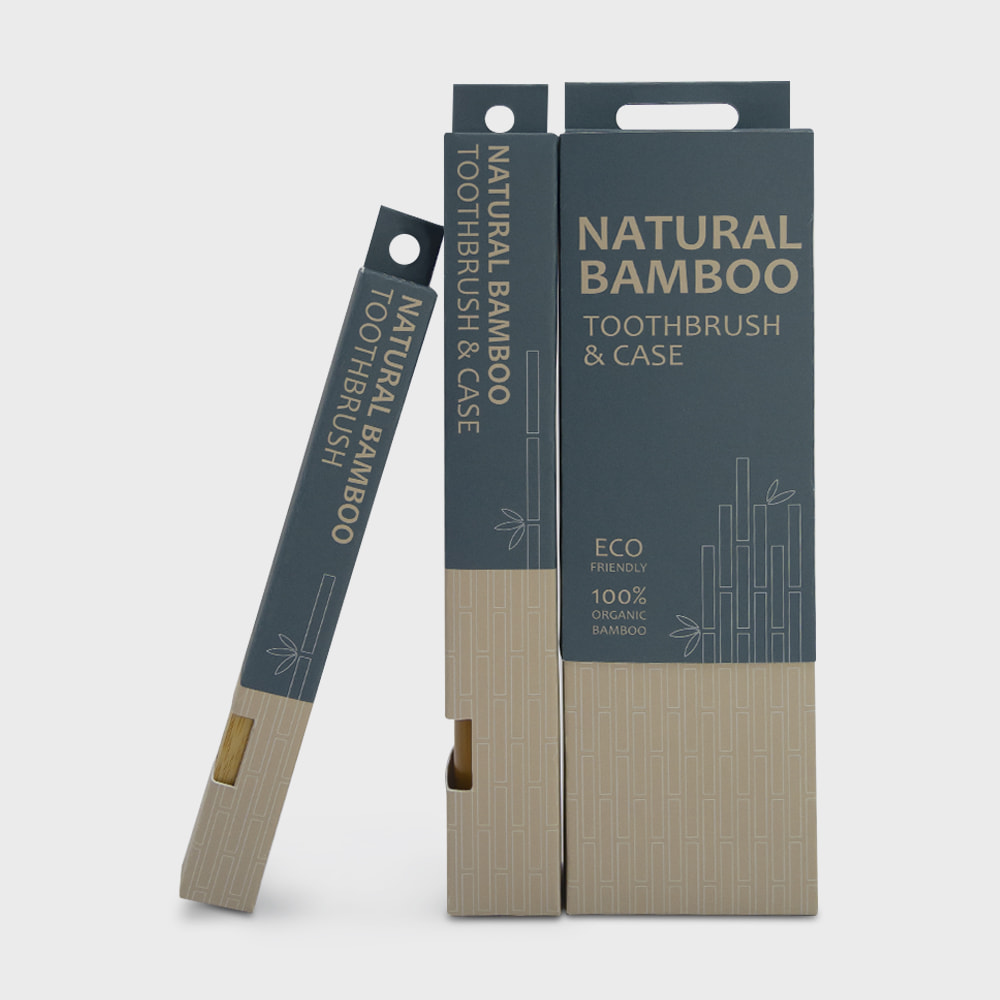 Bamboo Paper Packaging - Toothbrush Box