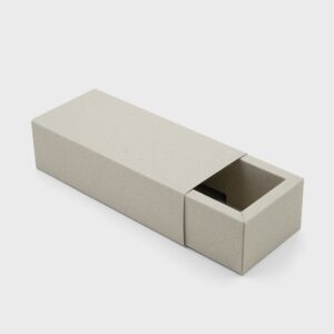 Recycled Grey Cardboard Drawer Box