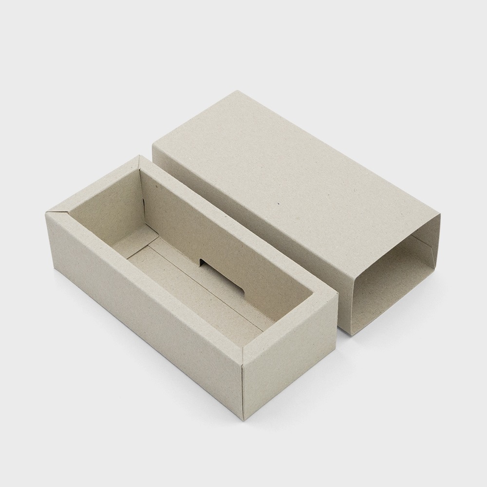 Grey Cardboard drawer box