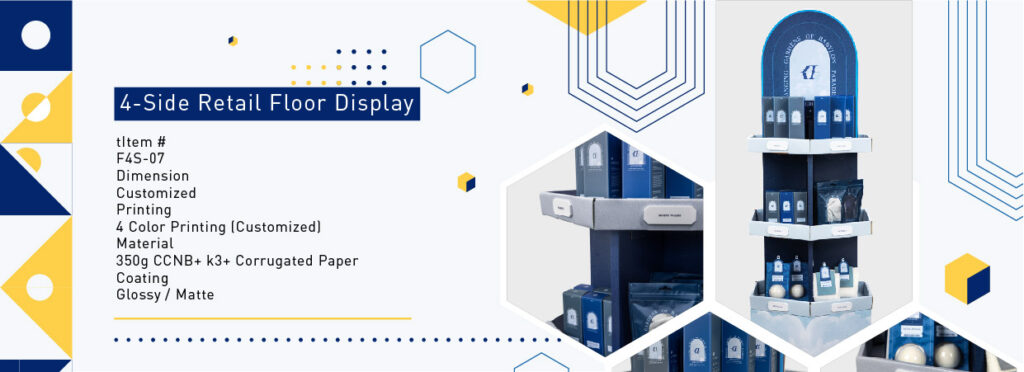 corrugated cardboard Custom Sustainable Packaging product display kraft paper