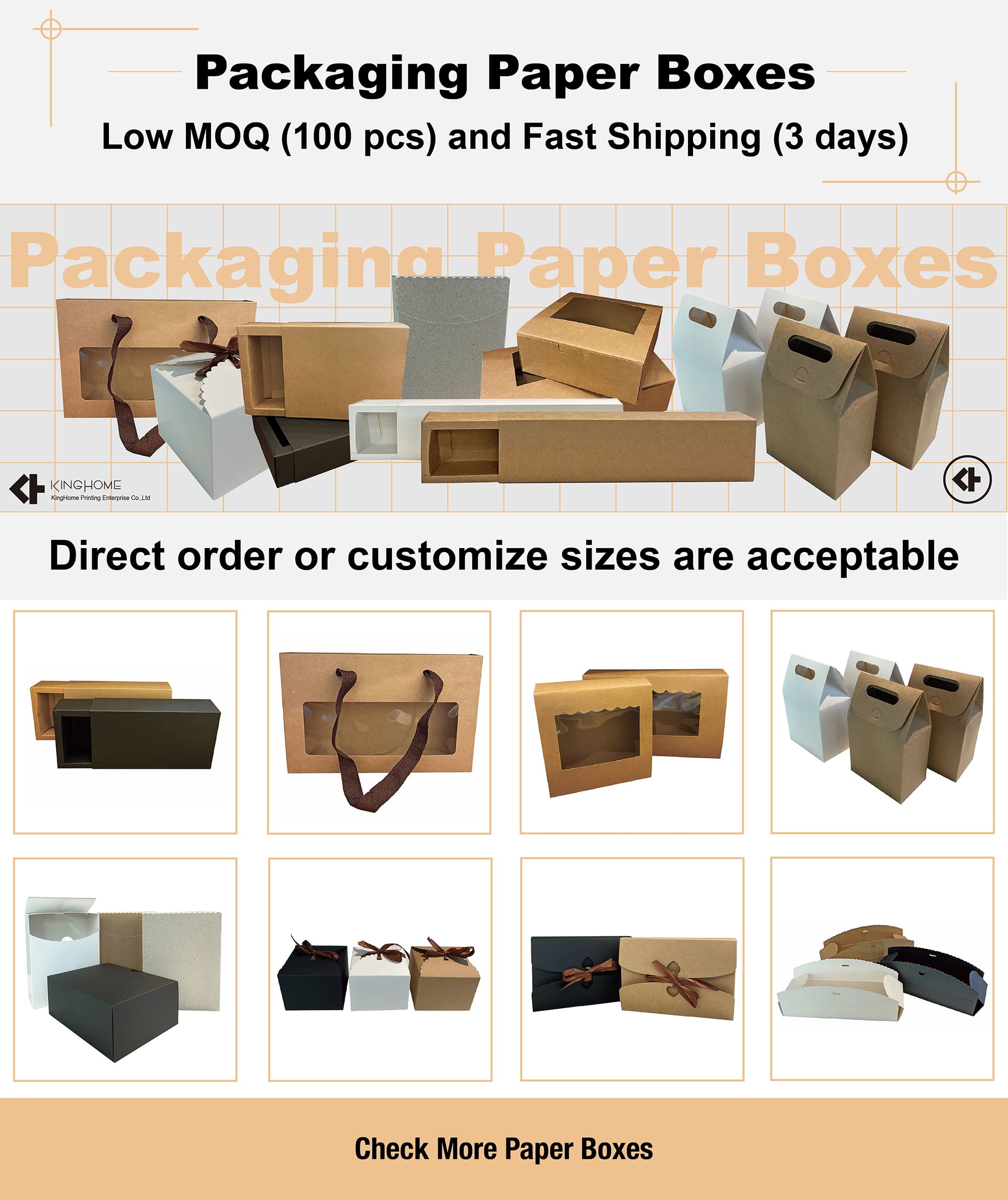 Sustainable Packaging Materials Kraft Paper