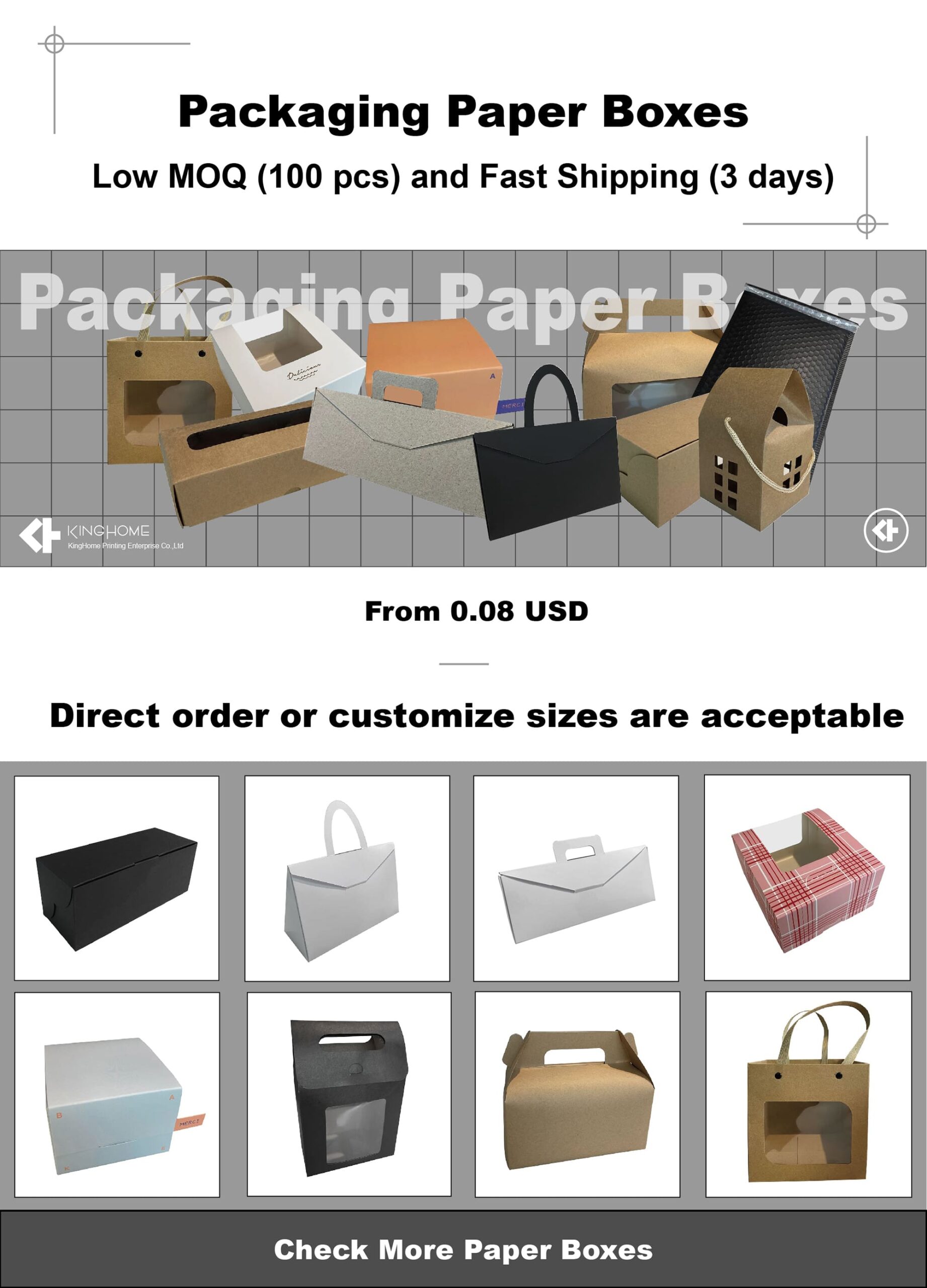 Sustainable Packaging Materials Kraft Paper