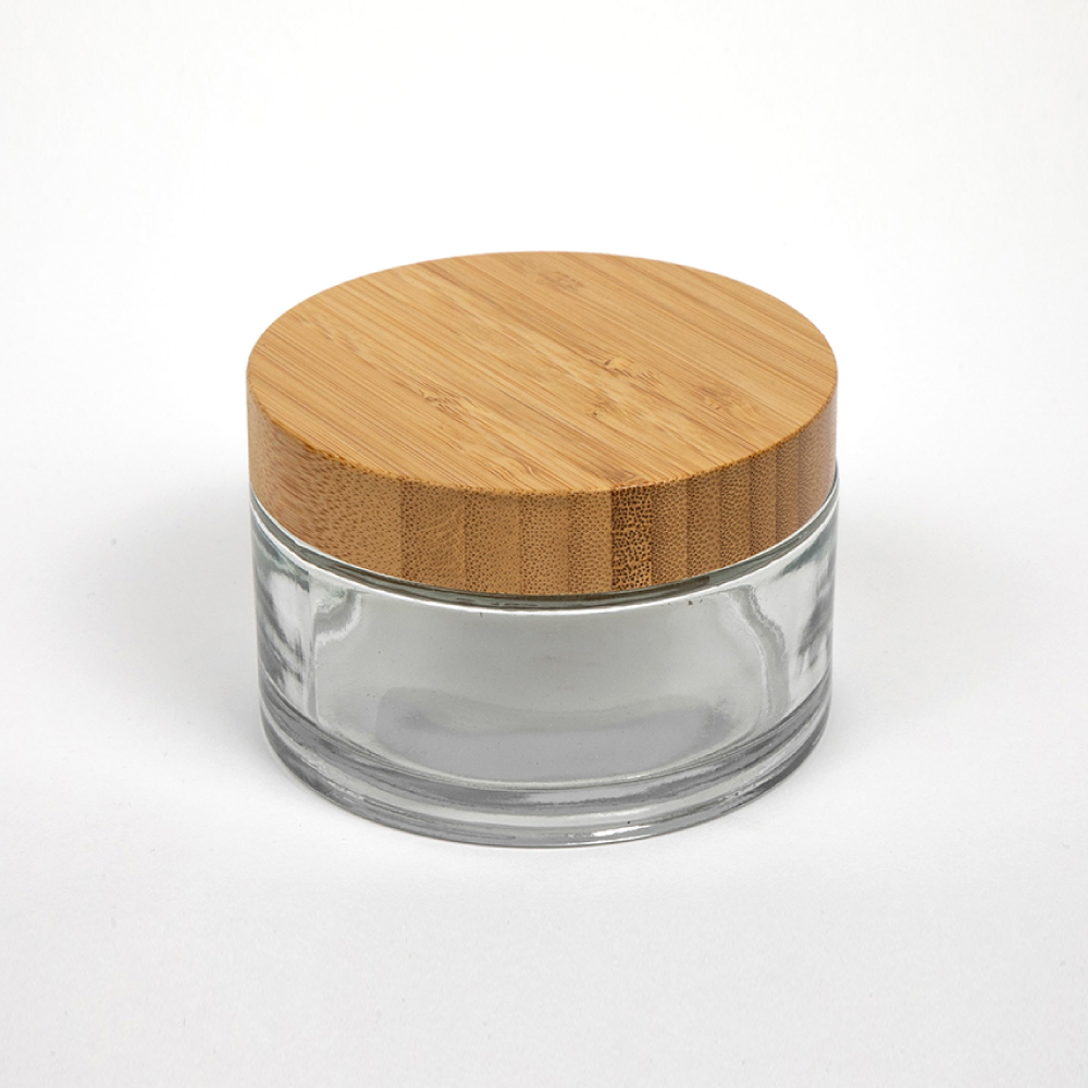 Glass Jar & Bamboo lid