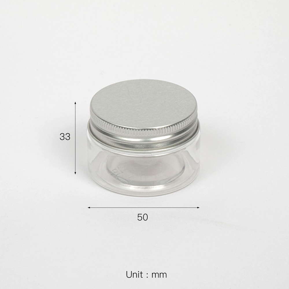 Plastic Jar & Metal Lid